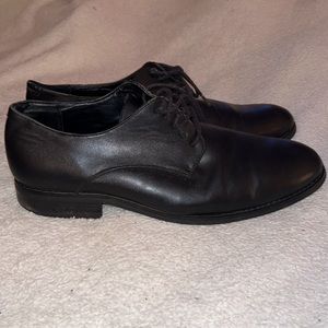 Perry Ellis Black Lace Up Loafers Oxfords